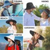 Sukeen Wide Brim Sun Hats for Women Men, Double Sided