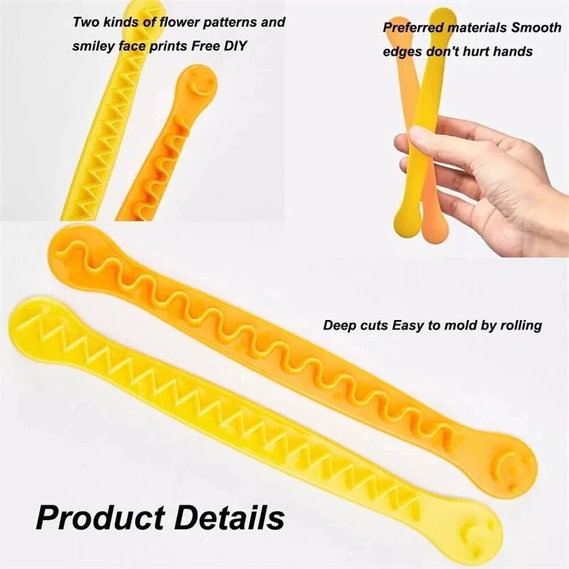 2pcs Fancy Cut Egg Cooked Eggs Cutter Lace Egg Slicer
