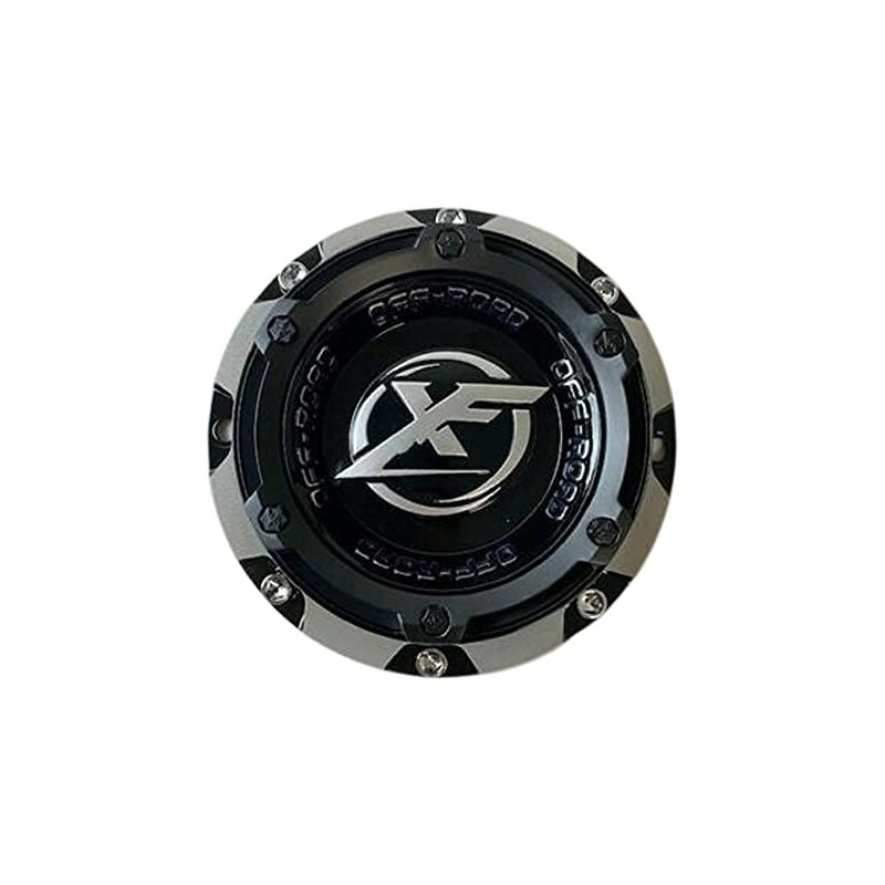 XF OFF-ROAD Gloss Black Wheel Center Cap C-969-2