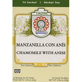 Tadin Tea Chamomile With Anise 24 Bags - Te De Manzanilla Con Anis