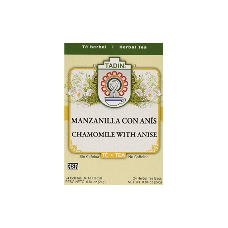 Tadin Tea Chamomile With Anise 24 Bags - Te De