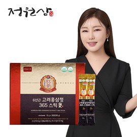 Jeong Won-sam [Jeongwonsam] 6-Year-Old Korean Red Ginseng Extract 365 Sticks Yellow (10g x 30 packets) Red Ginseng Sticks / [정원삼] 6년근 고려홍삼정 365스틱 황 (10g x 30포) 홍삼스틱