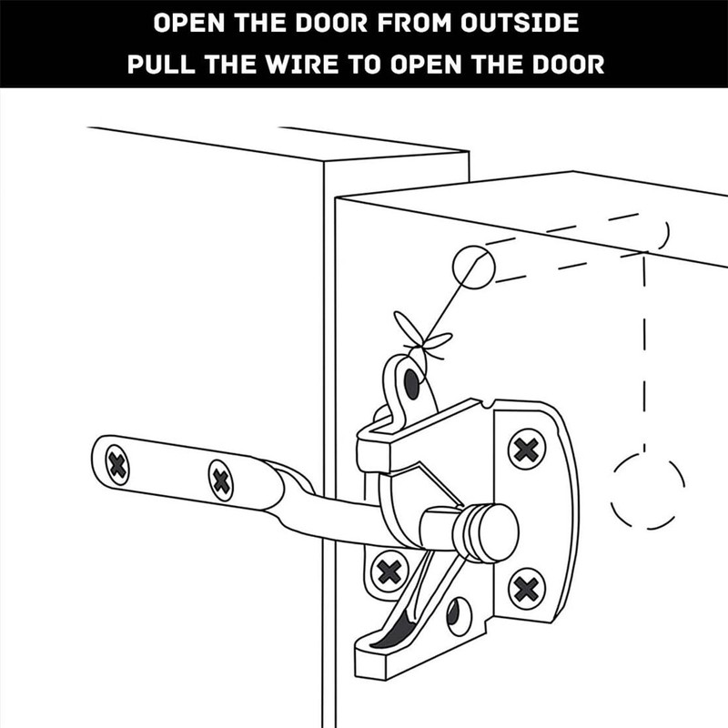 Gate Latch Automatic Gate Gravity Latch Self Locking Fence Gate