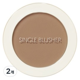 The Saem Saemmul Single Blusher Shading 5g, BR03 Cloudy Brown, 2 pcs / 더샘 샘물 싱글 블러셔 쉐이딩 5g, BR03 클라우디 브라운, 2개