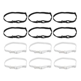 PRETYZOOM 20pcs Bow Tie Straps Adjustable Bow Tie Extension Straps Elastic Bowtie Strap Band Suitable for Almost All of Bows Uses