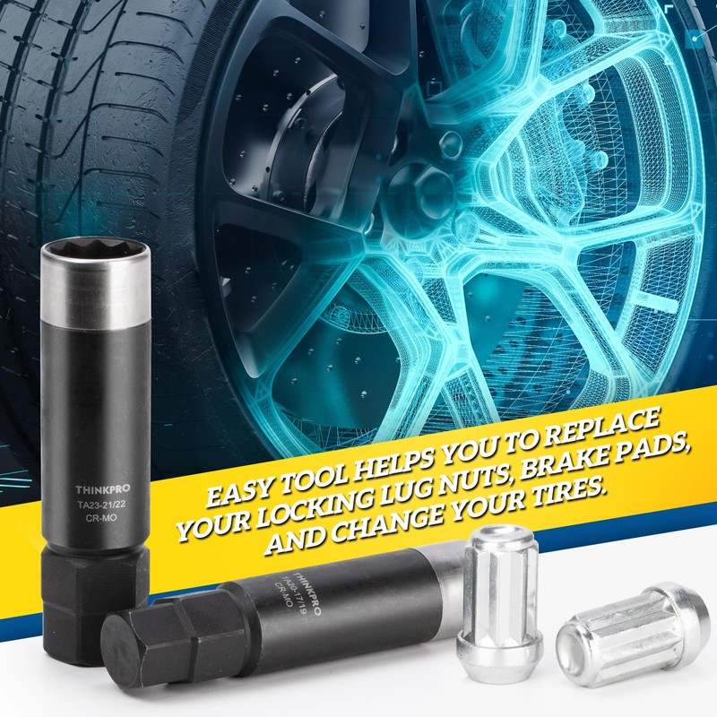 Thinkpro 10 Spline Lug Nut Socket,Compatible with Bimecc 10-Spline Lug