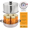 Kitchen Crop Steam Canner with Temperature Indicator (Stainless Steel Steam