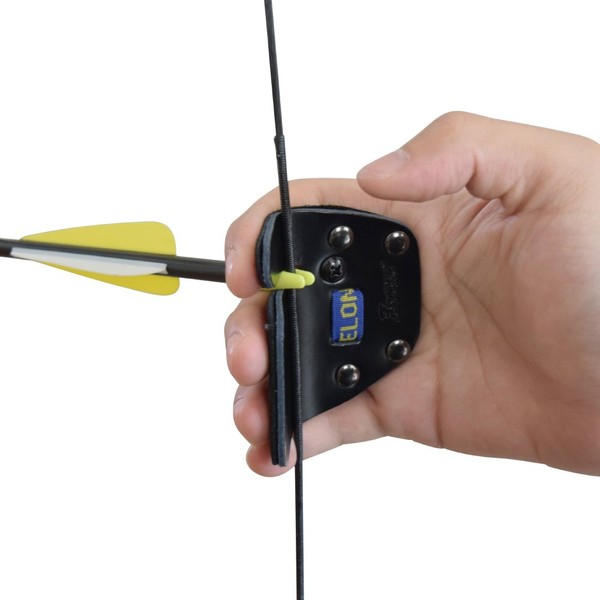 SHENG-RUI Archery Finger Tab Shooting Tabs Finger Saver Protect Guard