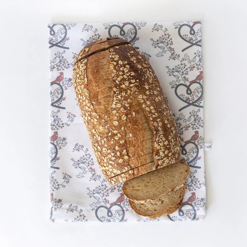 4MyEarth Reusable Cotton Bread Bag, Denim
