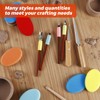 4 Pack Pottery Carving Tool Set 5.9inch Sculpture Carving Scraper