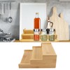 Enwye Spice Rack 3-Tier Bamboo Wood Shelf, Kitchen Organizer for