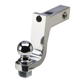 Fastway Flash LBM DT-LBM8600 Fixed Locking Aluminum Ball Mount with 6 Inch Drop and 1 Inch Hole (Ball NOT Included)