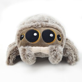 Cuddly Toy Baby Otter 36 cm, Sleeping Otter Plush Toy for Children, Cuddly Toys Kawaii Sea Otter Stuffed Toy for Cuddling & Playing, Cute Gift for Girls and Boys (Plush Spider with Big Eyes)