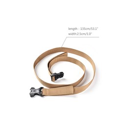 XINGSUI 2 Khaki Luggage Straps Extra Long Luggage Straps with Lockable Buckles Hiking Straps Fits All Seat Belts of All Travel Bags