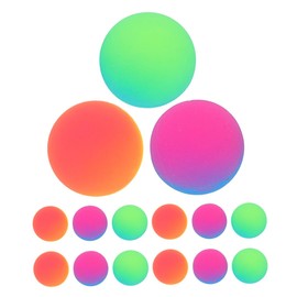 FELTECHELECTR 18pcs Colorful Rubber Bouncy Balls for Balls for Classroom Prizes Birthday Party Favors and Pet Dog Fun