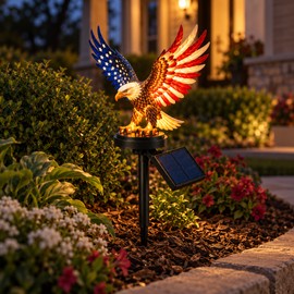 Solar Eagle Garden Stake Light – Patriotic LED Outdoor Decoration