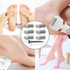 Foot File Replacement Rollers, 8-Piece Set for Smoothing Feet, Includes