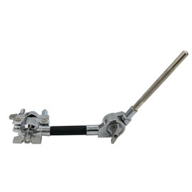 TUOREN Cowbell Mounting Clamp Adjustable Mini Cowbell Mount Bracket, Percussion Mounting Arm Clamp Integrated Extension Holder for 3/8'' to 5/8'' Rods