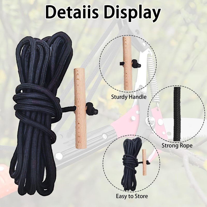 PR-20 Tree Pruner Rope Replacement Kit,Compatible with Jameson Fiscar Big
