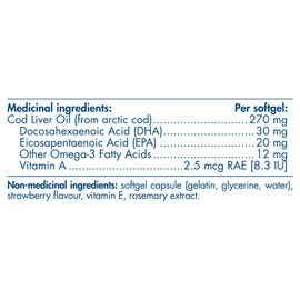 Nordic Naturals Children's DHA Strawberry - For Healthy Cognitive Development and Immune Function in Ages 4-6, 180 Soft Gels