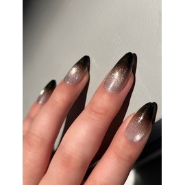 [New Product Discount] Magnet Nail Magnet Gra Gradient Nail Black Nail - Black / [신상할인]자석네일 자석그라 그라데이션네일 블랙네일 - 블랙