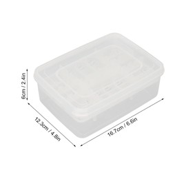 16 Grids Reptile Breeding Box,Reptile Incubator Professional Plastic Reptile Breeding Box Hatching Incubator for Amphibians Snakes Lizards Turtles Tortoises Geckos