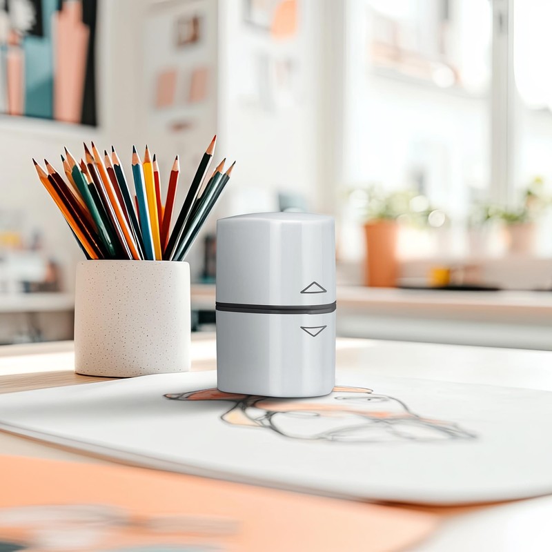 Pencil Sharpeners with Container – Perfect for Kids, Students, Artists
