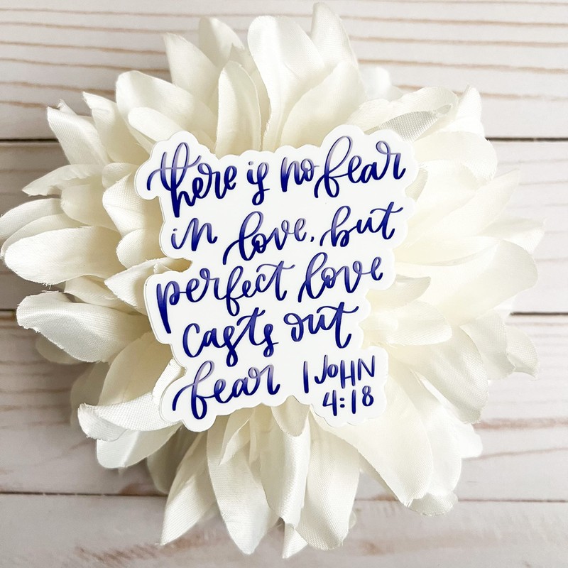 Swaygirls Christian sticker | Perfect love casts out fear |