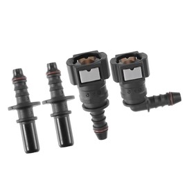 A ABSOPRO Fuel Line Hose Release Connector 3/8" 9.49mm to 5/16" 8mm (Set of 2)