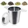 Ipow Tea Infuser 304 Stainless Steel Extra Fine Strainer Steeper