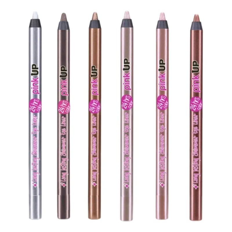 Lápiz Delineador Pink Up Long Lasting Eye Liner 24hrs Shimme