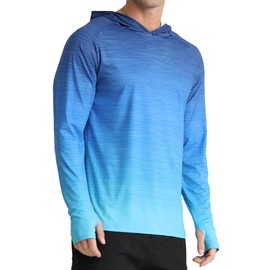 APTRO Men's Hoodie UPF 50+ Long Sleeve Shirts Sun Protection Rash Guard Shirts Outdoor UV SPF Hiking Fishing Shirts for Men MFSF005 3XL