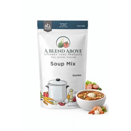A Blend Above Gumbo Soup Mix - 6 Servings, Hearty Cajun-Style Gourmet Dry Soup Blend, Just Add Sausage & Chicken, All Natural, No MSG, Gluten Free, 6.25 oz