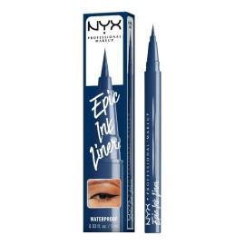 Delineador Líquido NYX Professional Makeup Epic Ink A Prueba de Agua, Tono Mid Night Rise