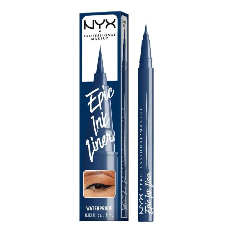 Delineador Líquido NYX Professional Makeup Epic Ink A Prueba de