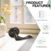 GOBEKOR 6 Pack Dummy Door Handles Oil Rubbed Bronze Right-Handed