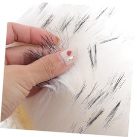 Tofficu Faux Fur Strip for Gnome Beard Decor DIY Craft Fabric Faux Fur Material