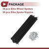 VekAuto 36 Set 12G Bicycle Spokes 210mm Bike Wheel Spokes