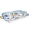 ACMLIFE British Serving Tray Set, 21 inches Bone China English