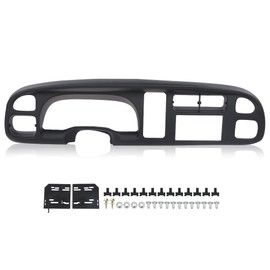 LQI Dash Board Bezel Cover Dashboard, Compatible with Dodge Ram 1500 1998-2001/ Dodge Ram 2500 3500 1998-2002, Black