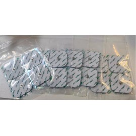 20 Electrodos Compatibles Compex 5x5 Single Snap Envíogratis