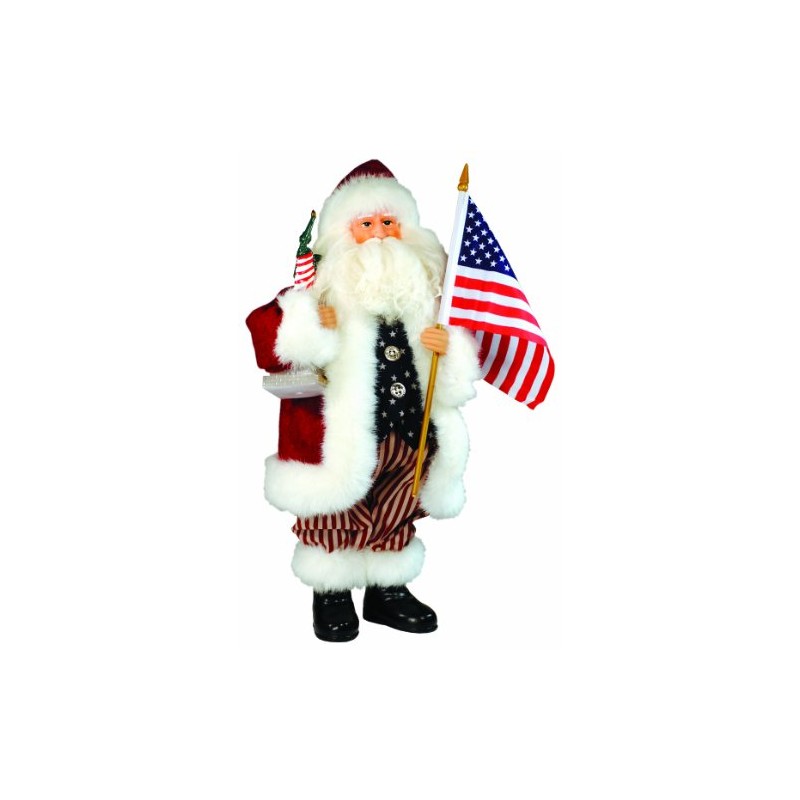 Santa's Workshop 9323 American Santa Figurine, 15",