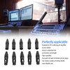 10pcs XLR Connector Professional 5 Male 5 Female High Conductivity