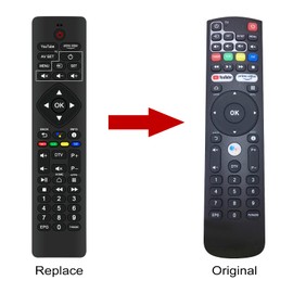  ﻿VINABTY Neu Fernbedienung Ersatz ErsatzFernbedienung für Tele System UP T2 4K Remote Controller