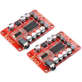 2pcs YDA138 Bluetooth Amplifier Board Module 2.0 Stereo Class D 2 * 15W DC 12V 2A