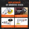 VEVOR 1/2/3 Inch Random Orbital Air Sander, High-Speed 15000RPM Mini