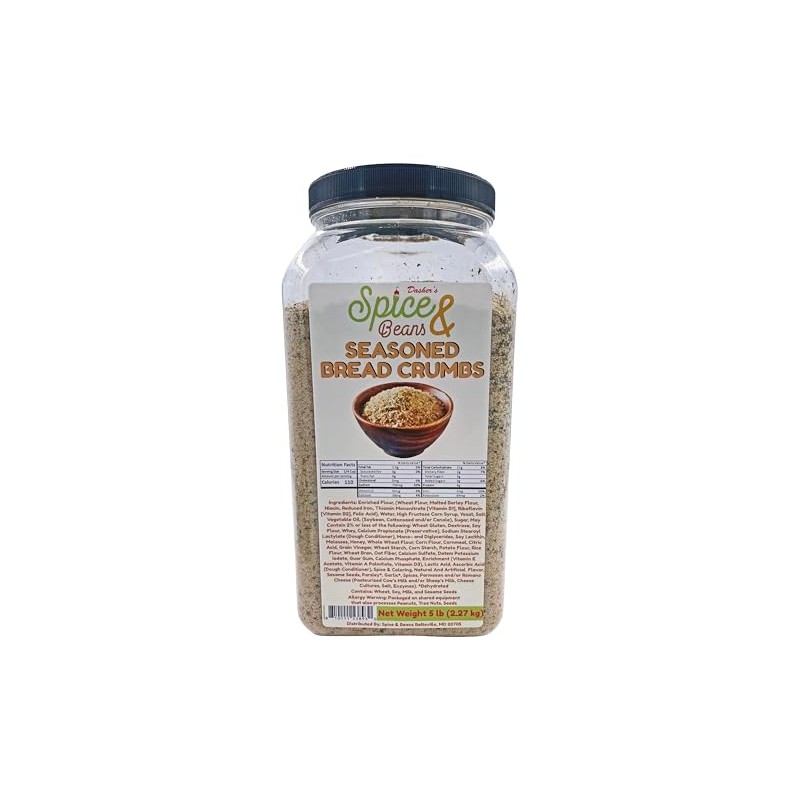 Seasoned Bread Crumbs | by Dasher's Spice & Beans |