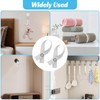 Towel Clips Hanger Set, 12Pcs Tea Towel Hanging Clips, Loop