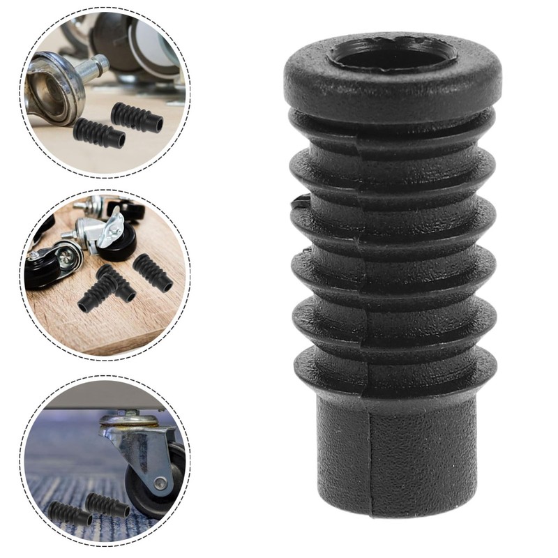 Operitacx 20pcs Chair Caster Covers Soft Material Protective Sleeves for