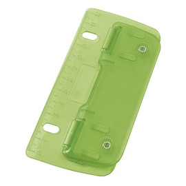 Wedo 67811 Pocket Hole Punch Plastic for Filing 8 cm Holes with 12 cm Scale Light Green